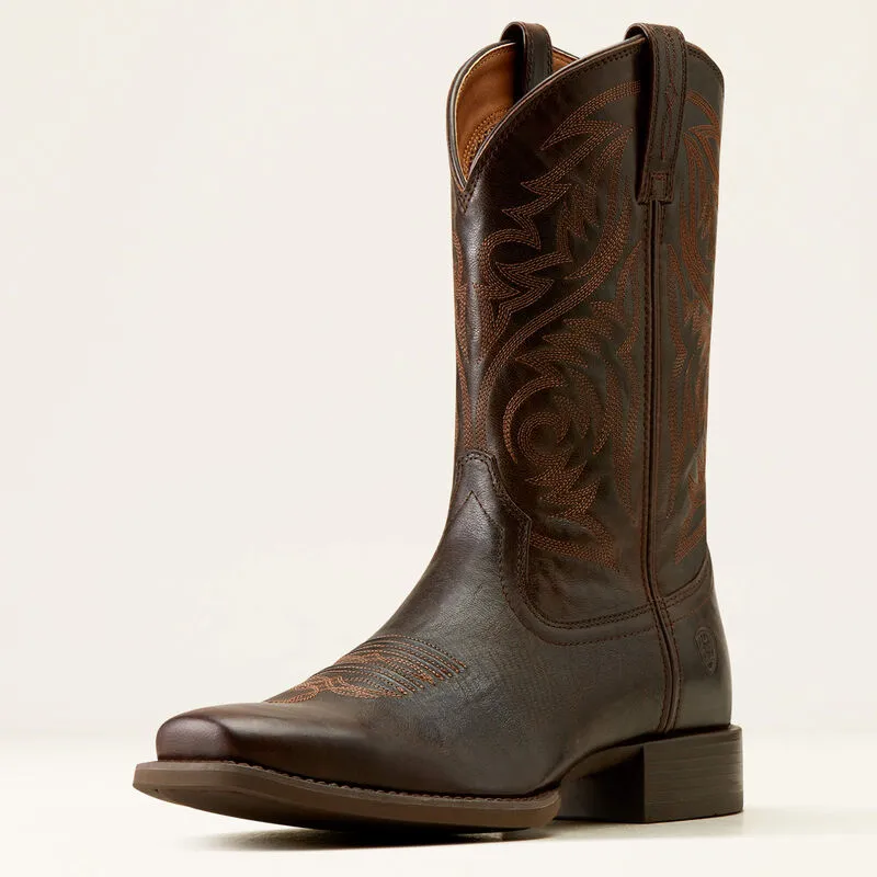 Ariat Men's Sport Herdsman Boot - Burnished Chocolate