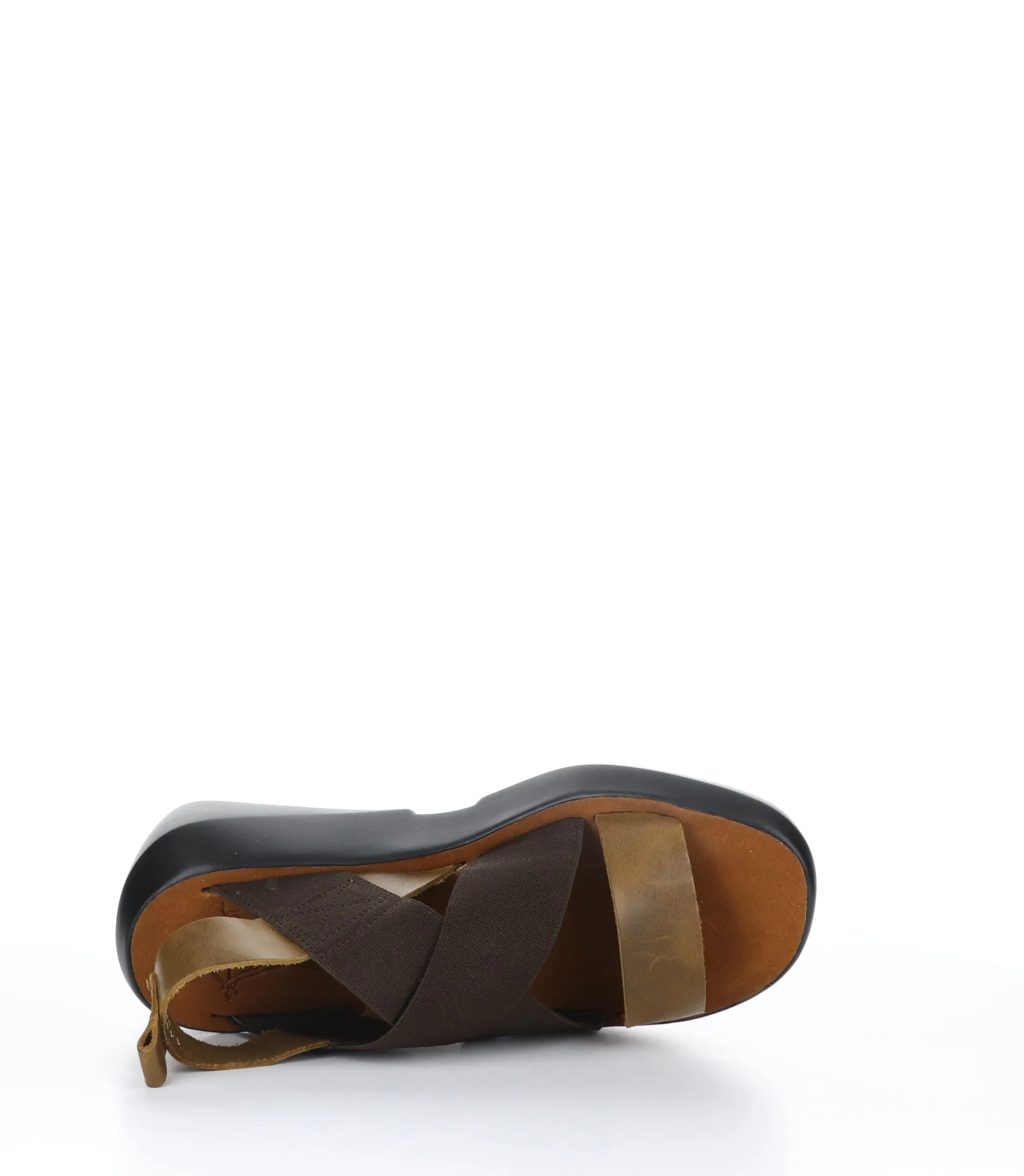 BAJI848FLY CAMEL Wedge Sandals|BAJI848FLY Chaussures �� Bout Rond in Beige