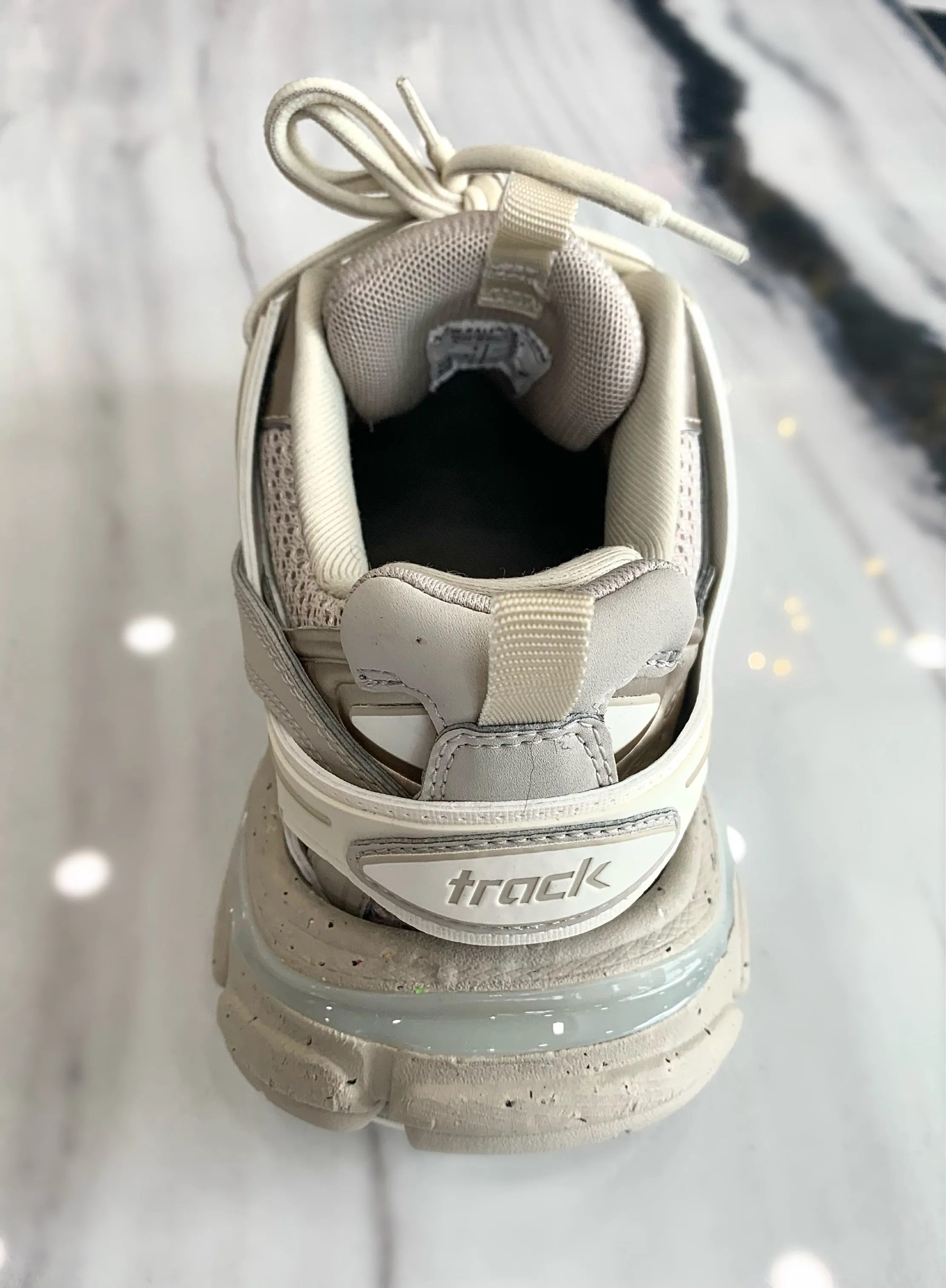 BALENCIAGA BEIGE TRACK SNEAKERS