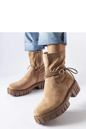 Beige Averardo bonded boots