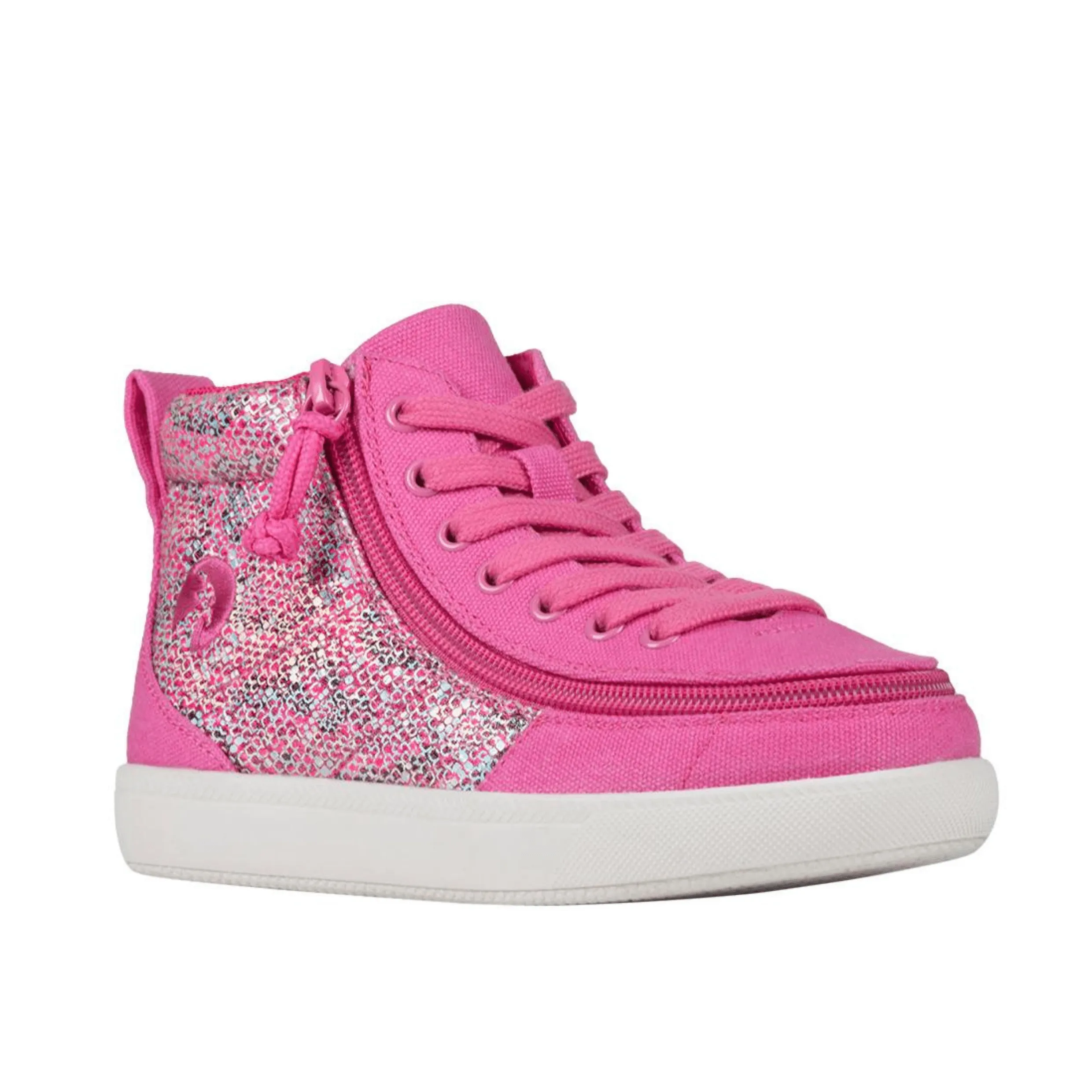 Billy Footwear - Fuchsia Snake BILLY Classic Lace High