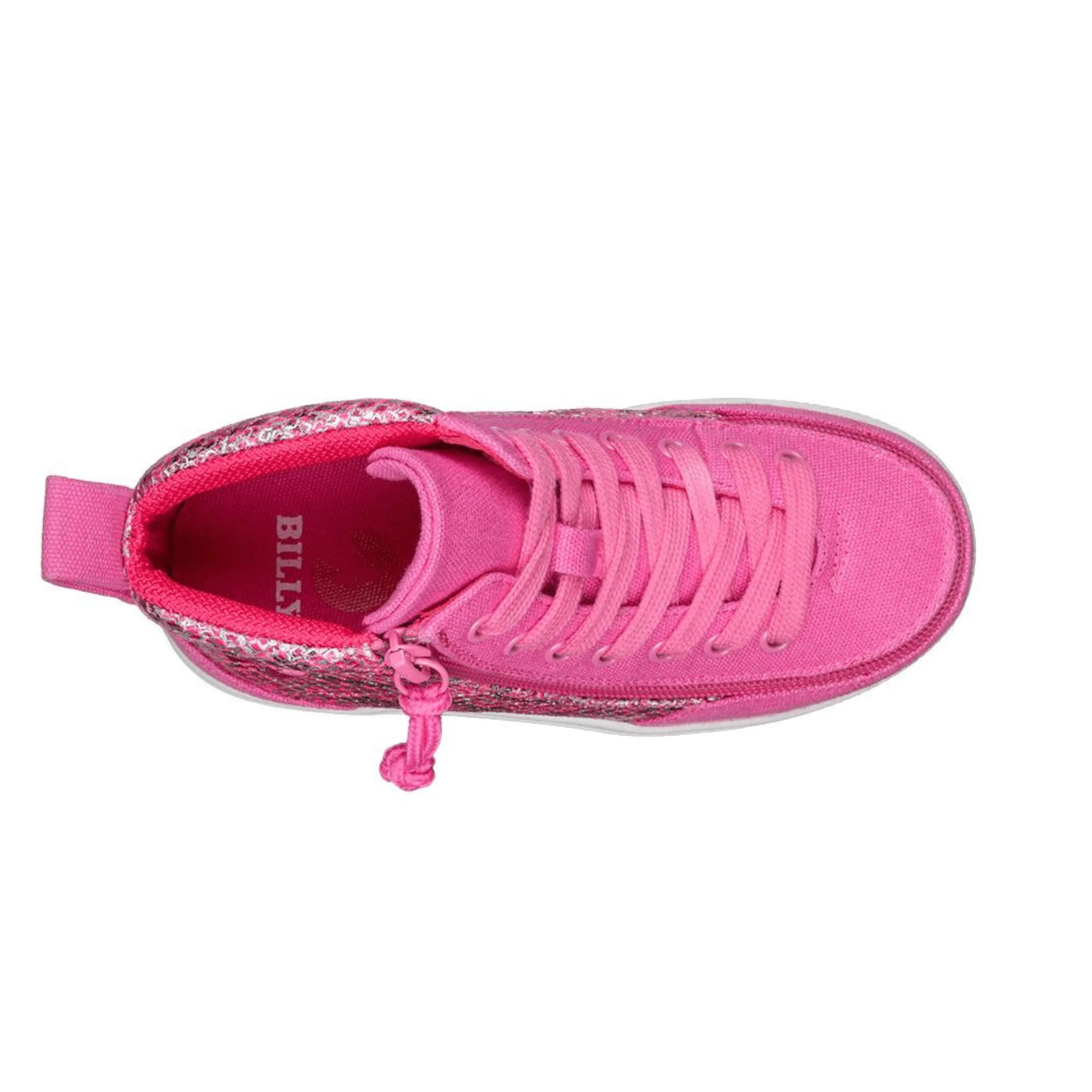 Billy Footwear - Fuchsia Snake BILLY Classic Lace High