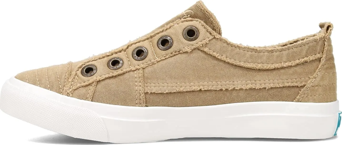 Blowfish Malibu Play Desert Khaki Color Washed Jersey Slip On Comfort Sneaker