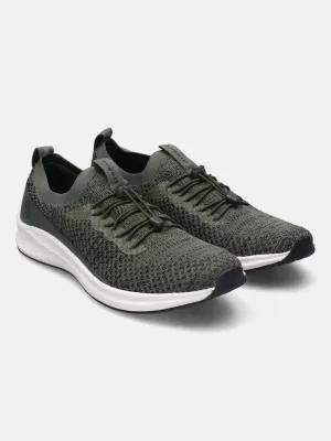 bugatti Dark Green Athleisure Sneakers