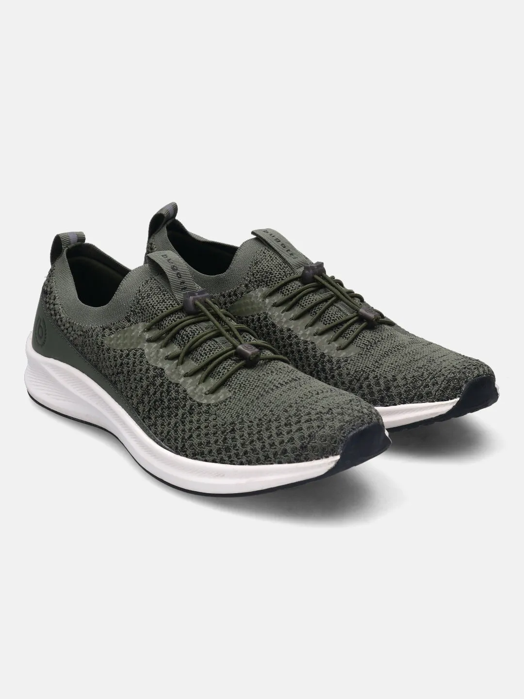 bugatti Dark Green Athleisure Sneakers