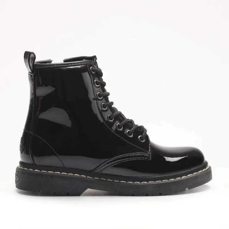 Lelli Kelly Girl's Black Patent Sofia Stivale Ankle Boot