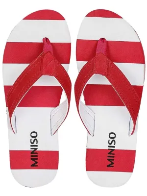 MINISO Women's Flip Flop (Red)