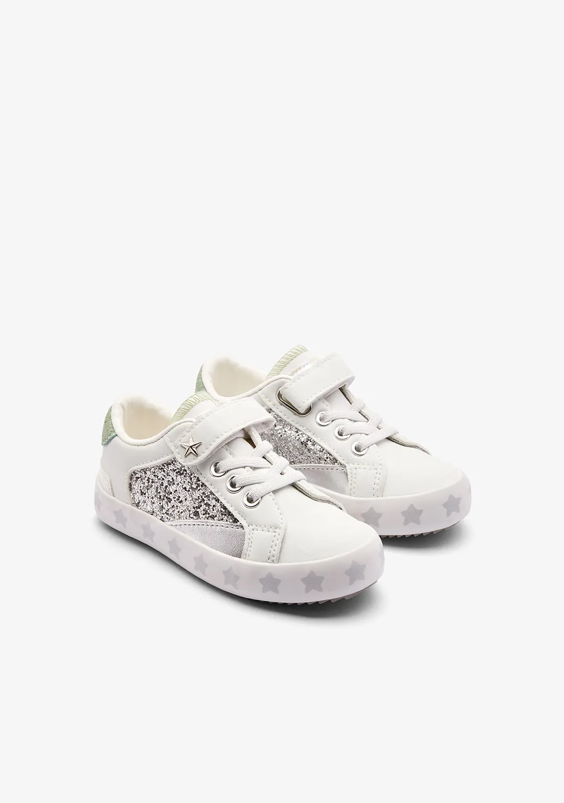 Multi Glitter Stars Sneakers