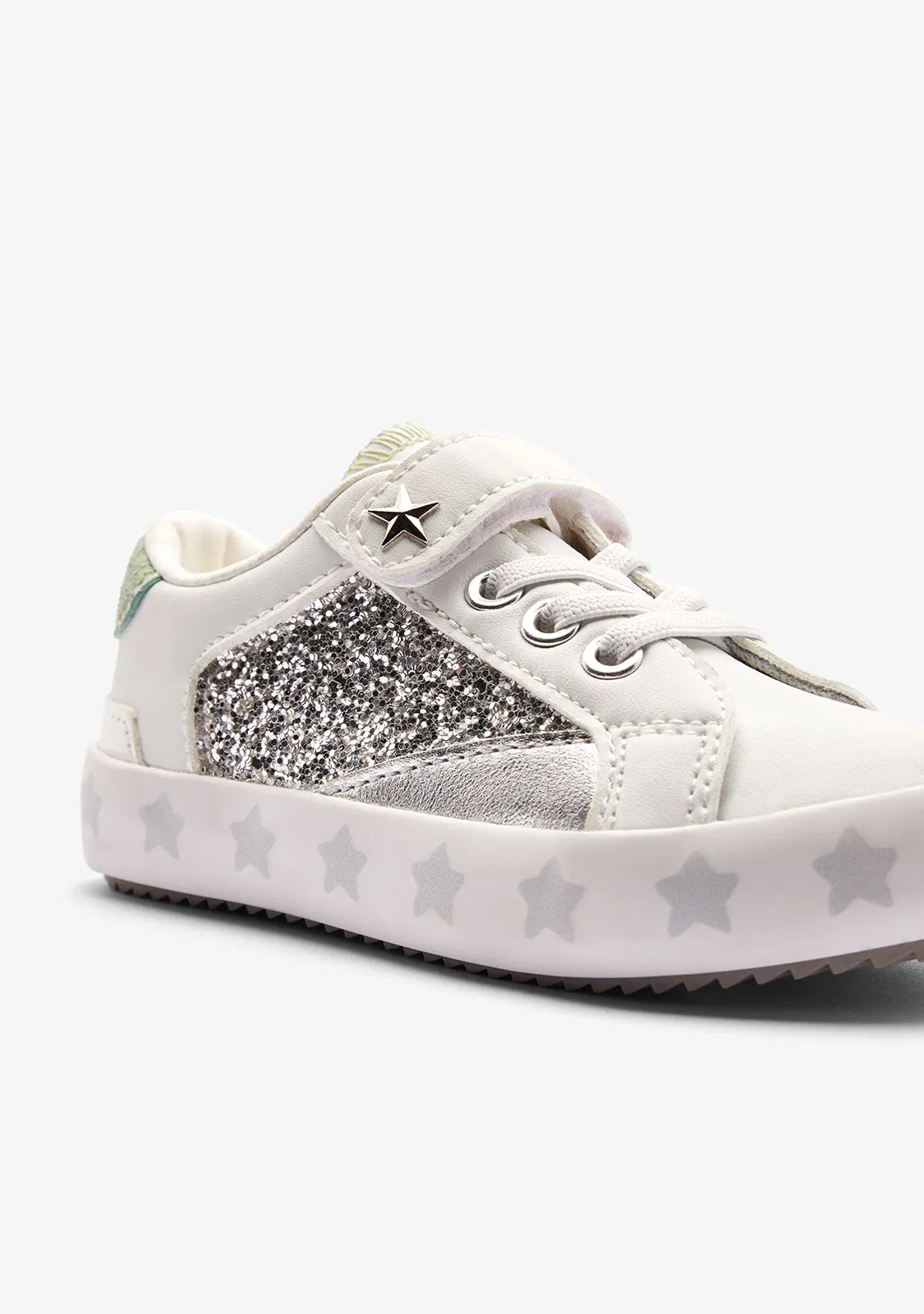 Multi Glitter Stars Sneakers