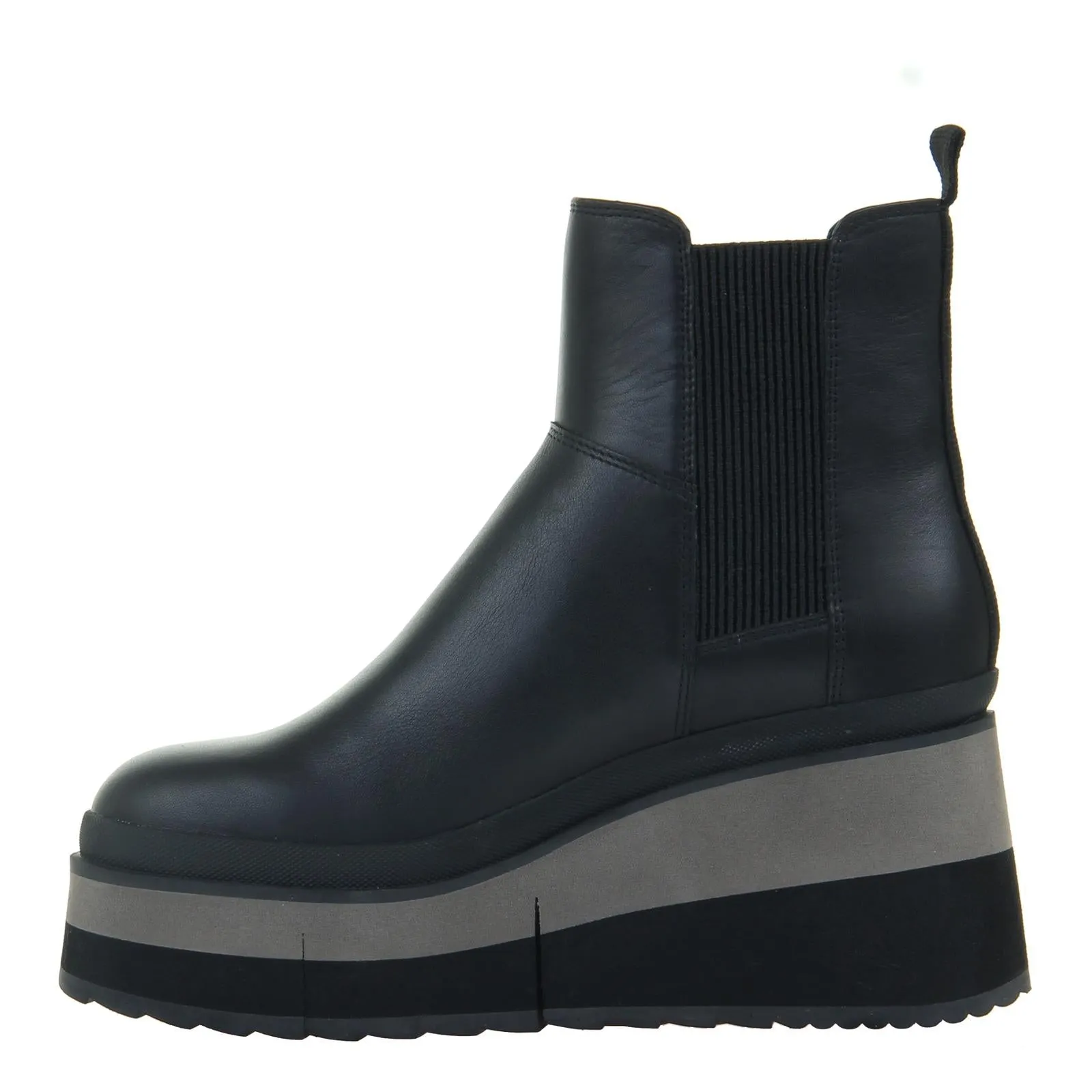 NAKED FEET - GUILD in BLACK Platform Chelsea Boots