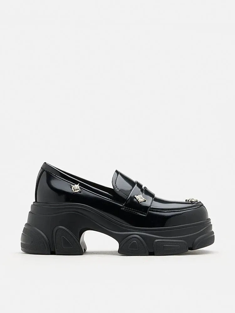 Nevaeh Diamante Platform Loafers