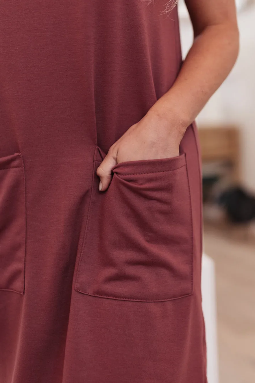 *Online Exclusive* Easy Day Patch Pocket T-Shirt Dress