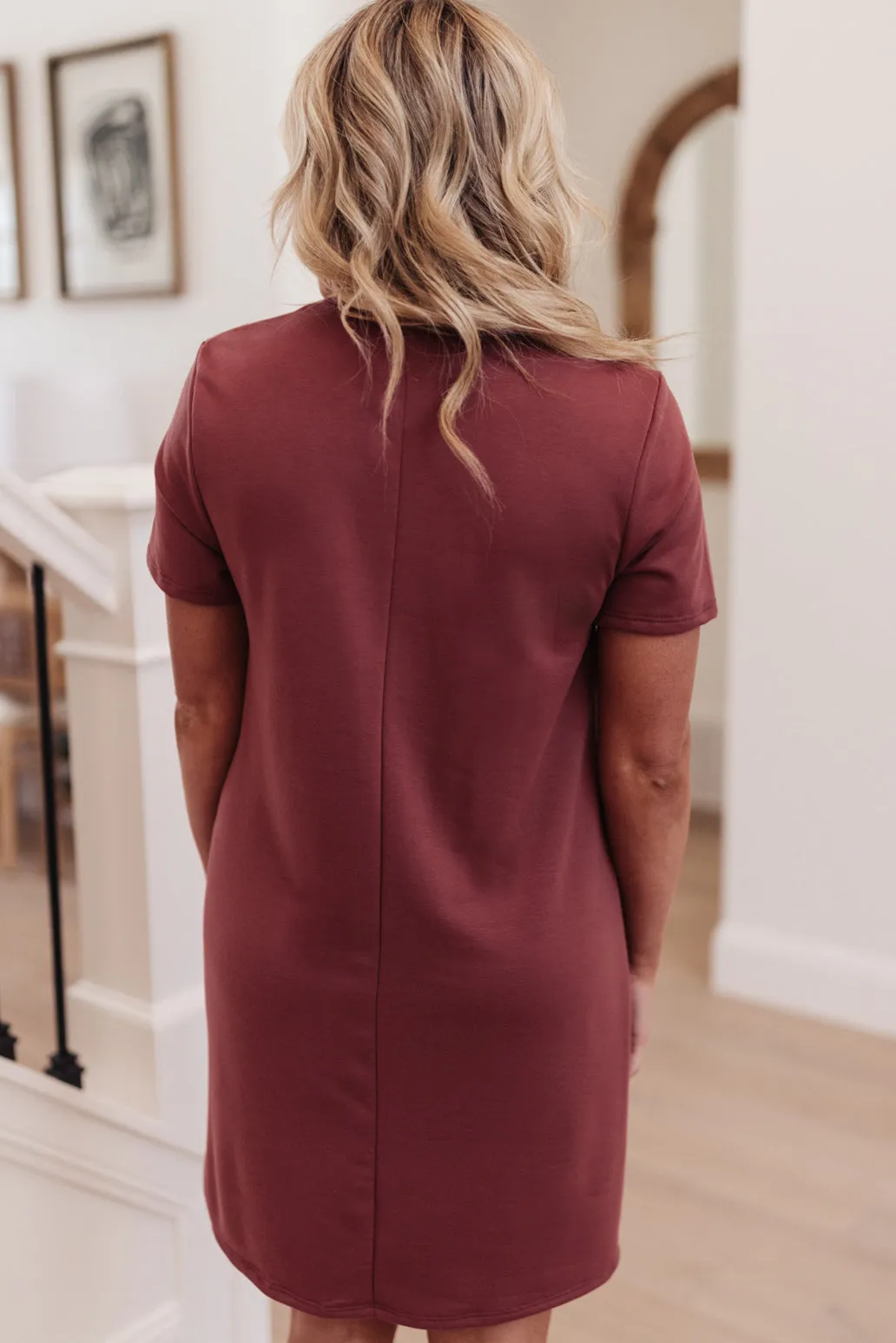 *Online Exclusive* Easy Day Patch Pocket T-Shirt Dress