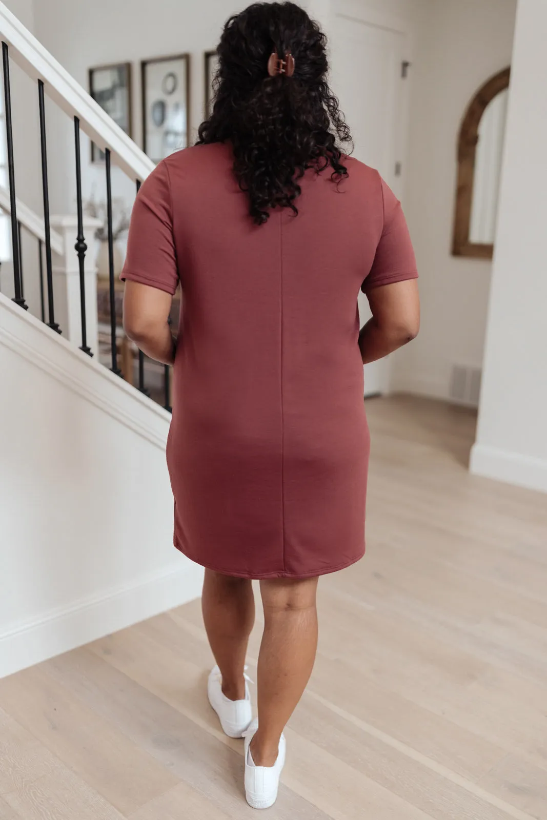 *Online Exclusive* Easy Day Patch Pocket T-Shirt Dress