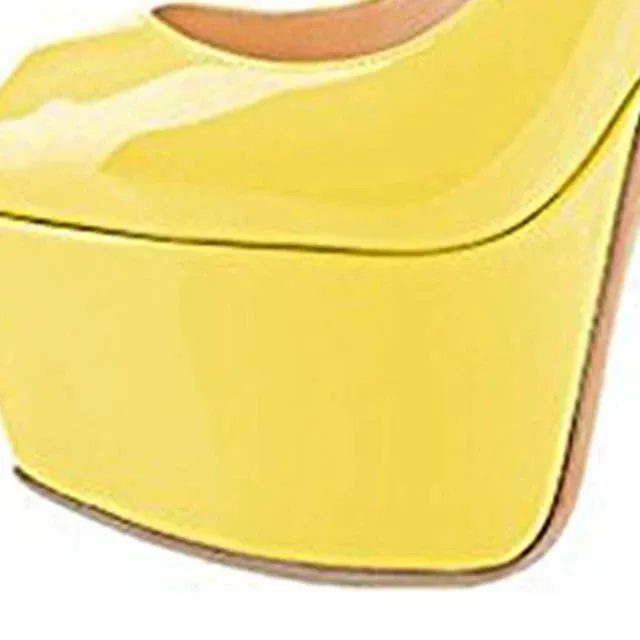 Onlymaker Peep Toe Platform Heel Pumps