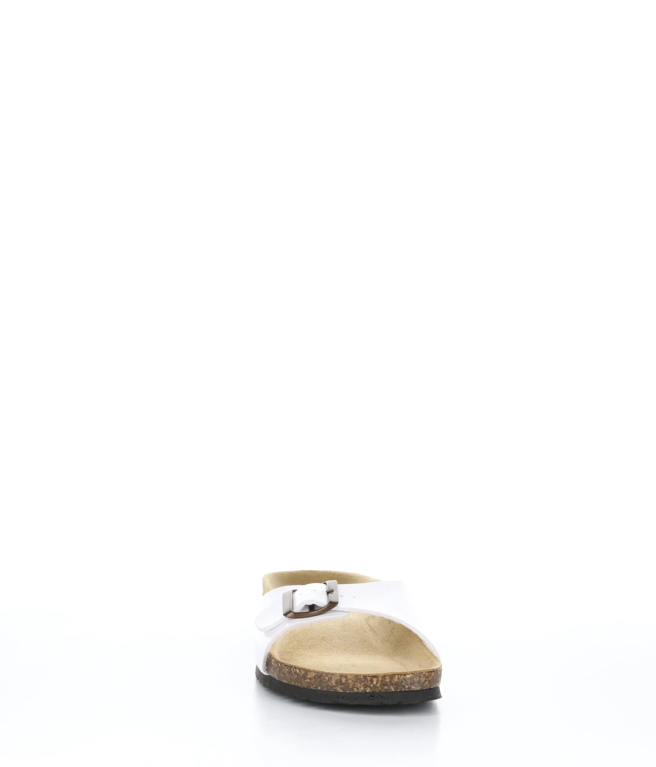 PAST WHITE Buckle Sandals