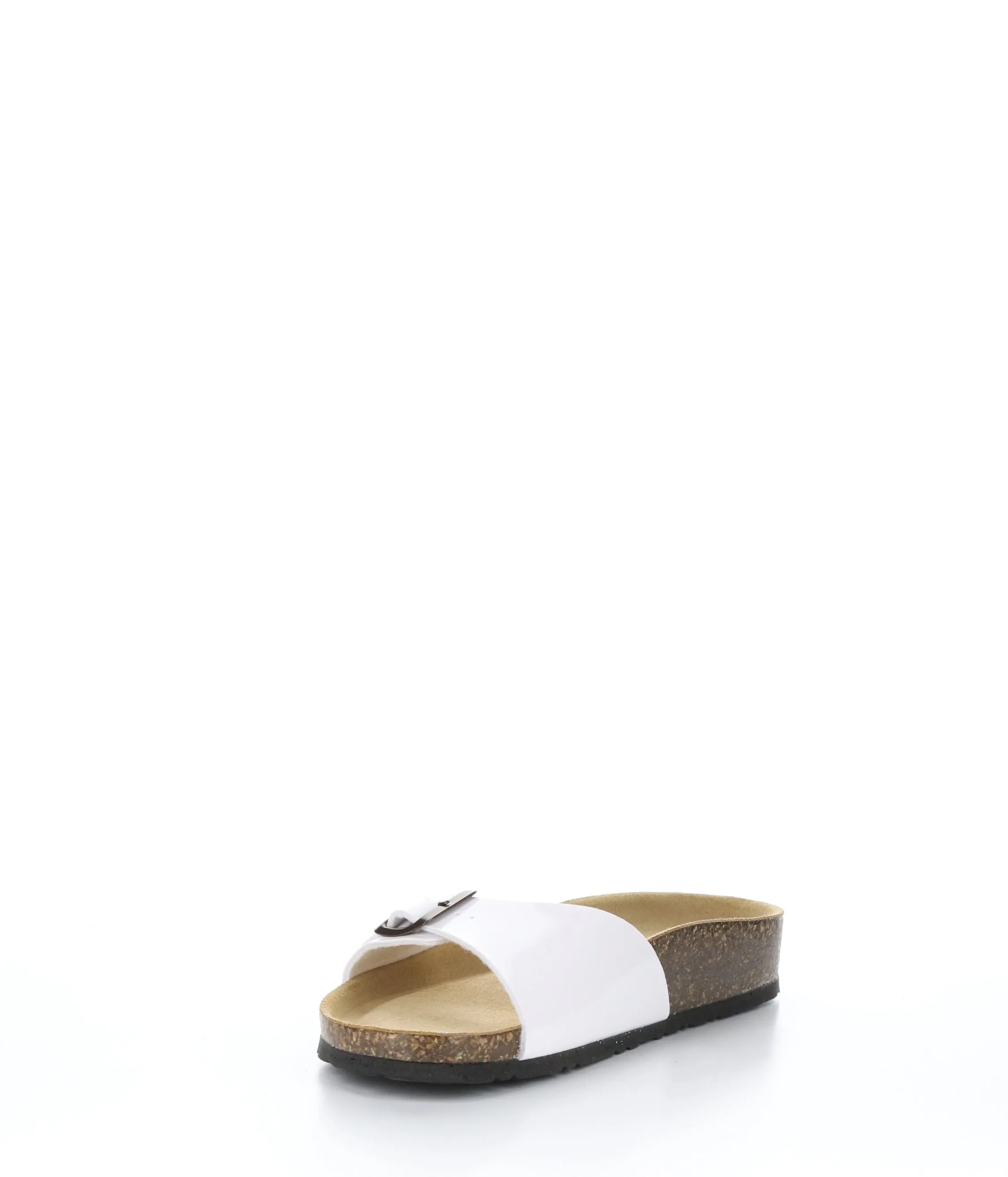 PAST WHITE Buckle Sandals