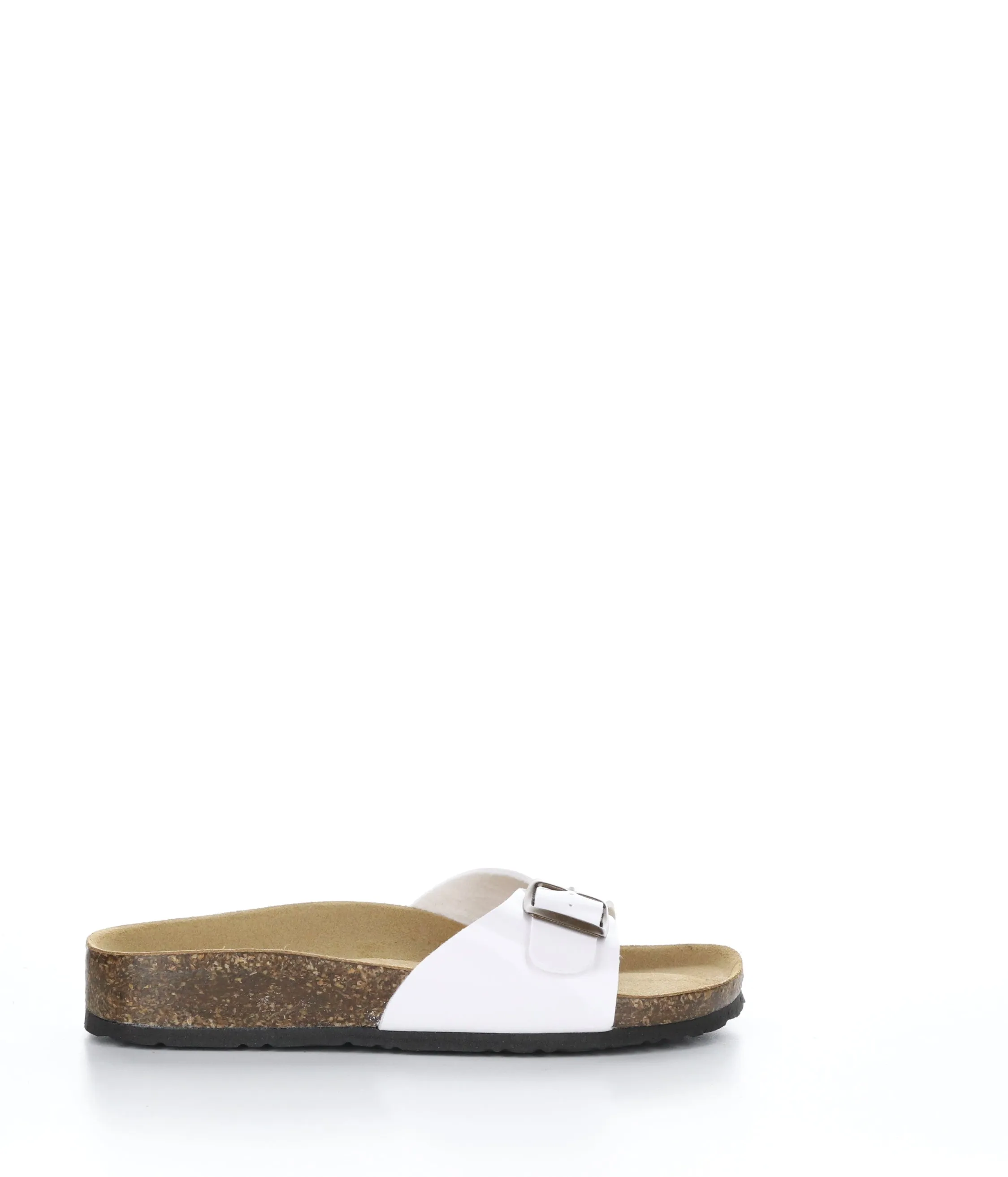 PAST WHITE Buckle Sandals