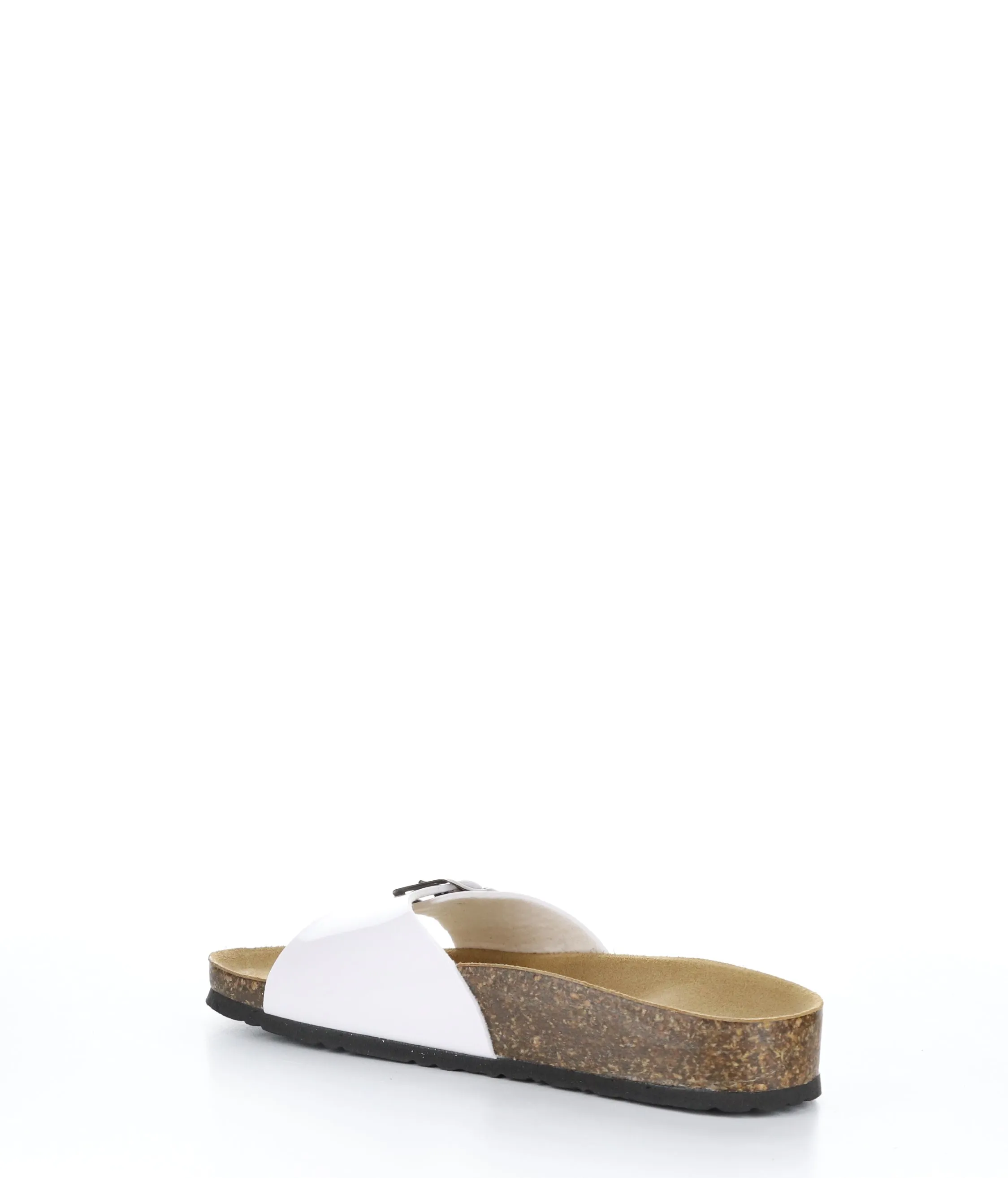PAST WHITE Buckle Sandals