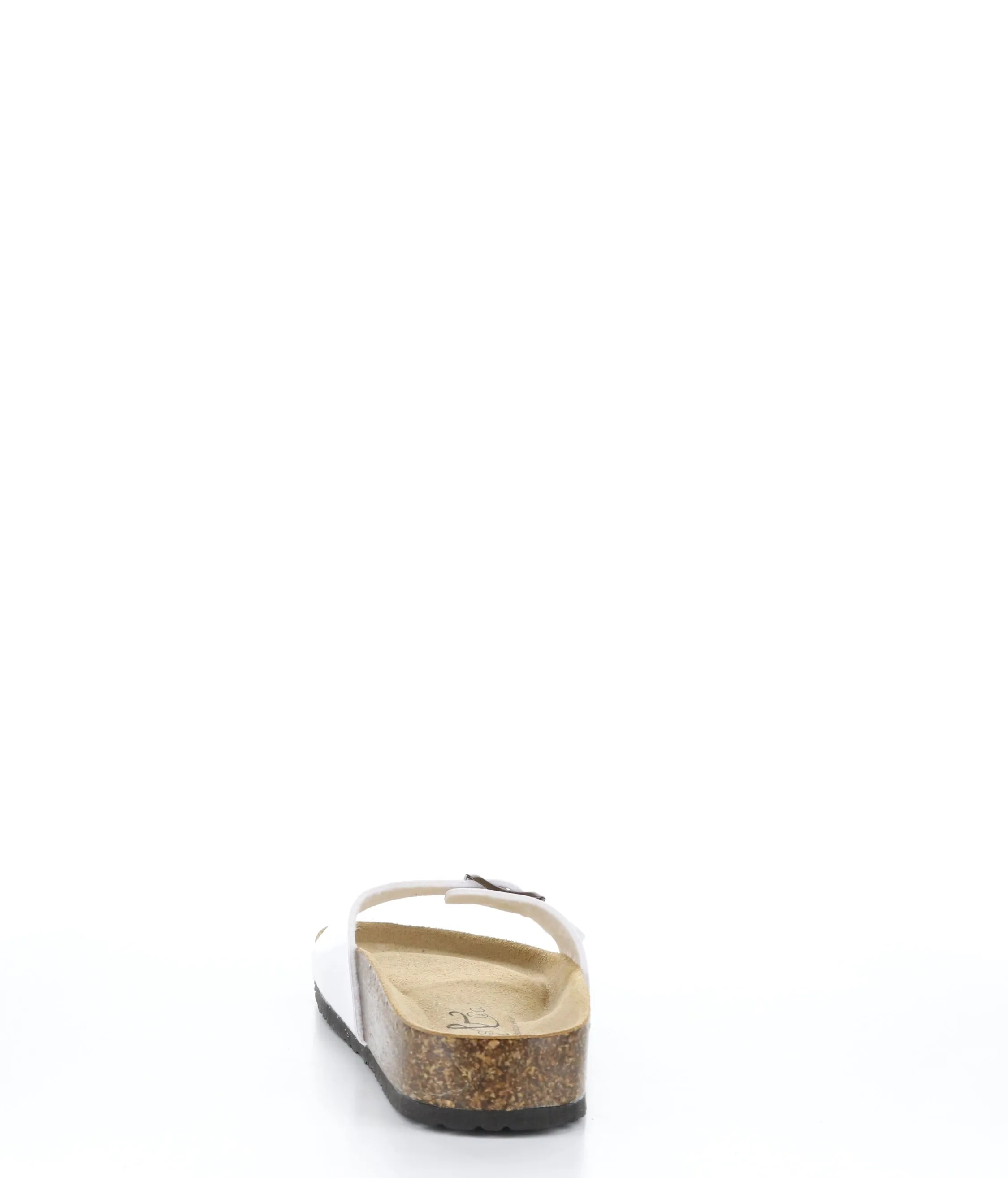 PAST WHITE Buckle Sandals