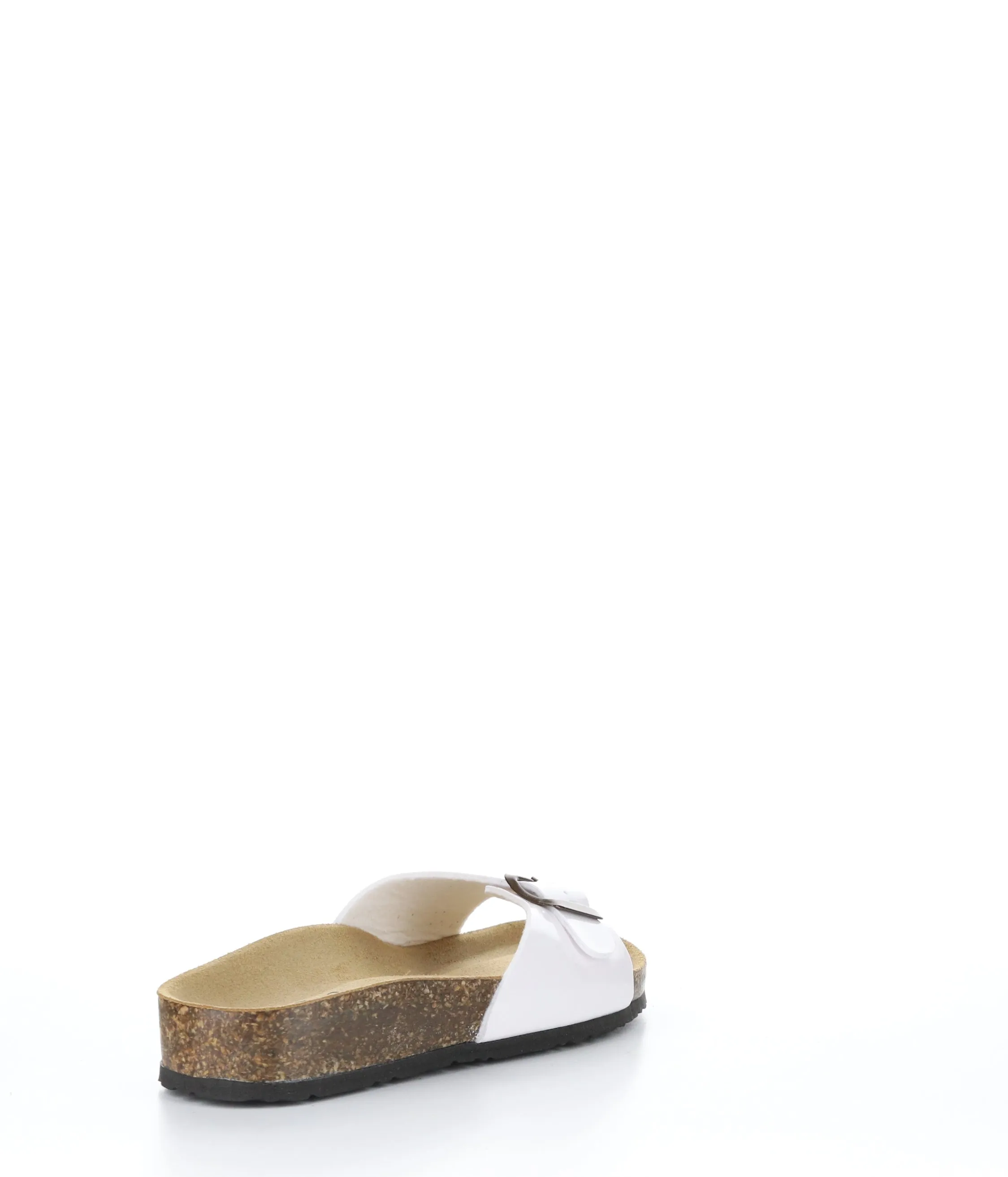 PAST WHITE Buckle Sandals
