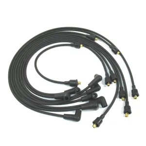 PerTronix Stock-Look Spiral Core 7mm Spark Plug Wire Set - Black - 90 Degree Plug Boots - Socket Style - GM V8 708103