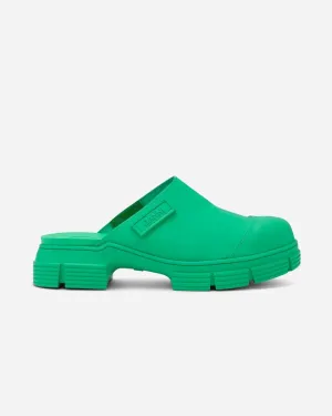Recycled Rubber City Mule - Kelly Green