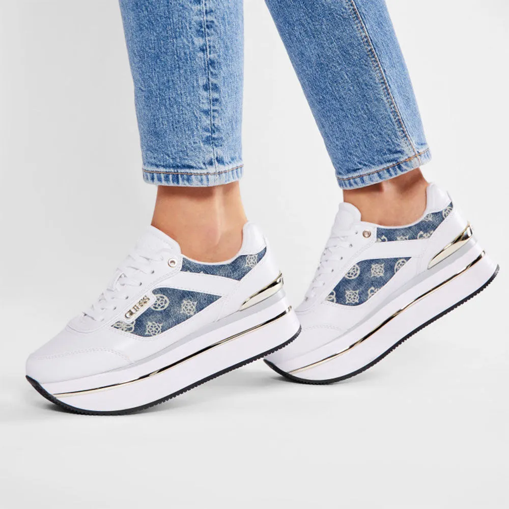 Scarpe Donna GUESS Sneakers Linea Hansin Colore Bianco