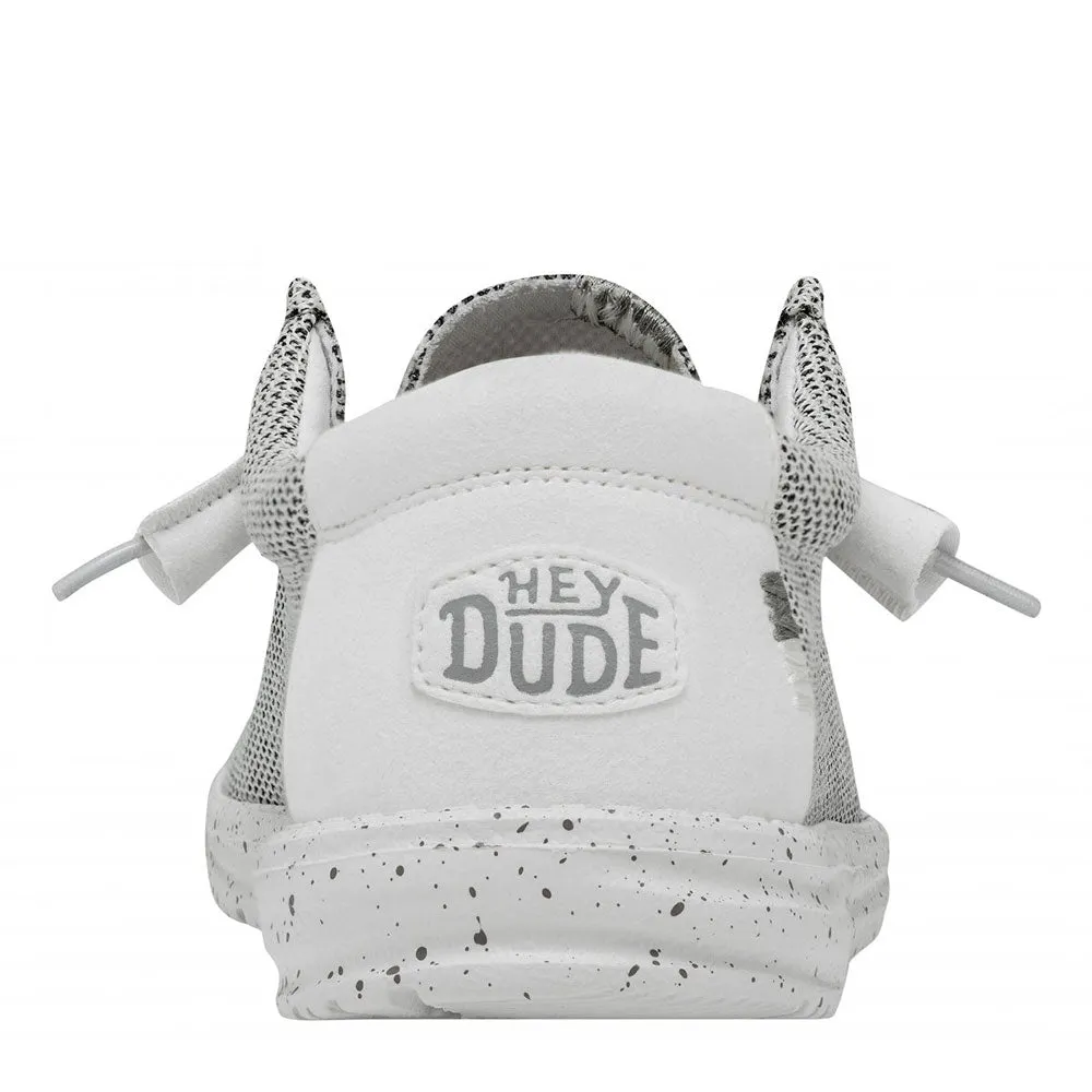 Scarpe Uomo HEY DUDE linea Wally Sox colore Stone White