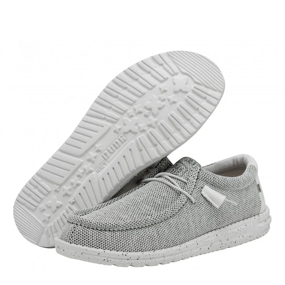 Scarpe Uomo HEY DUDE linea Wally Sox colore Stone White