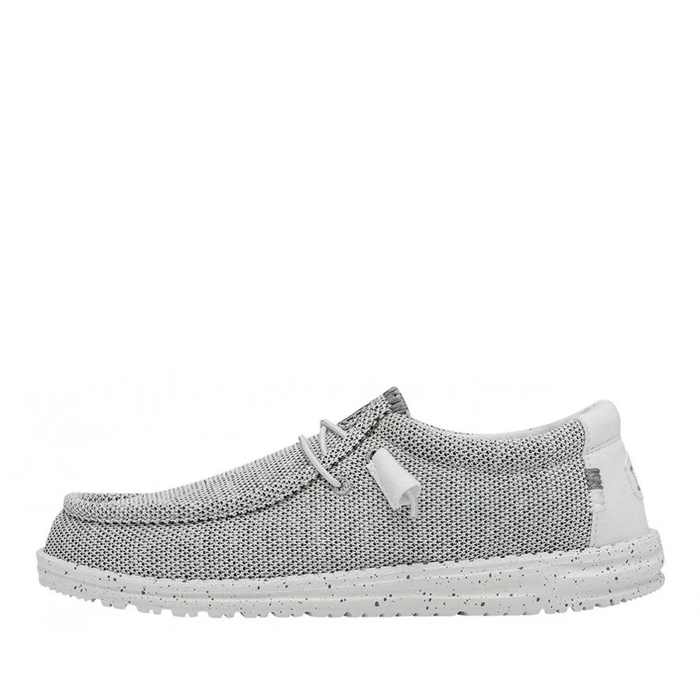 Scarpe Uomo HEY DUDE linea Wally Sox colore Stone White