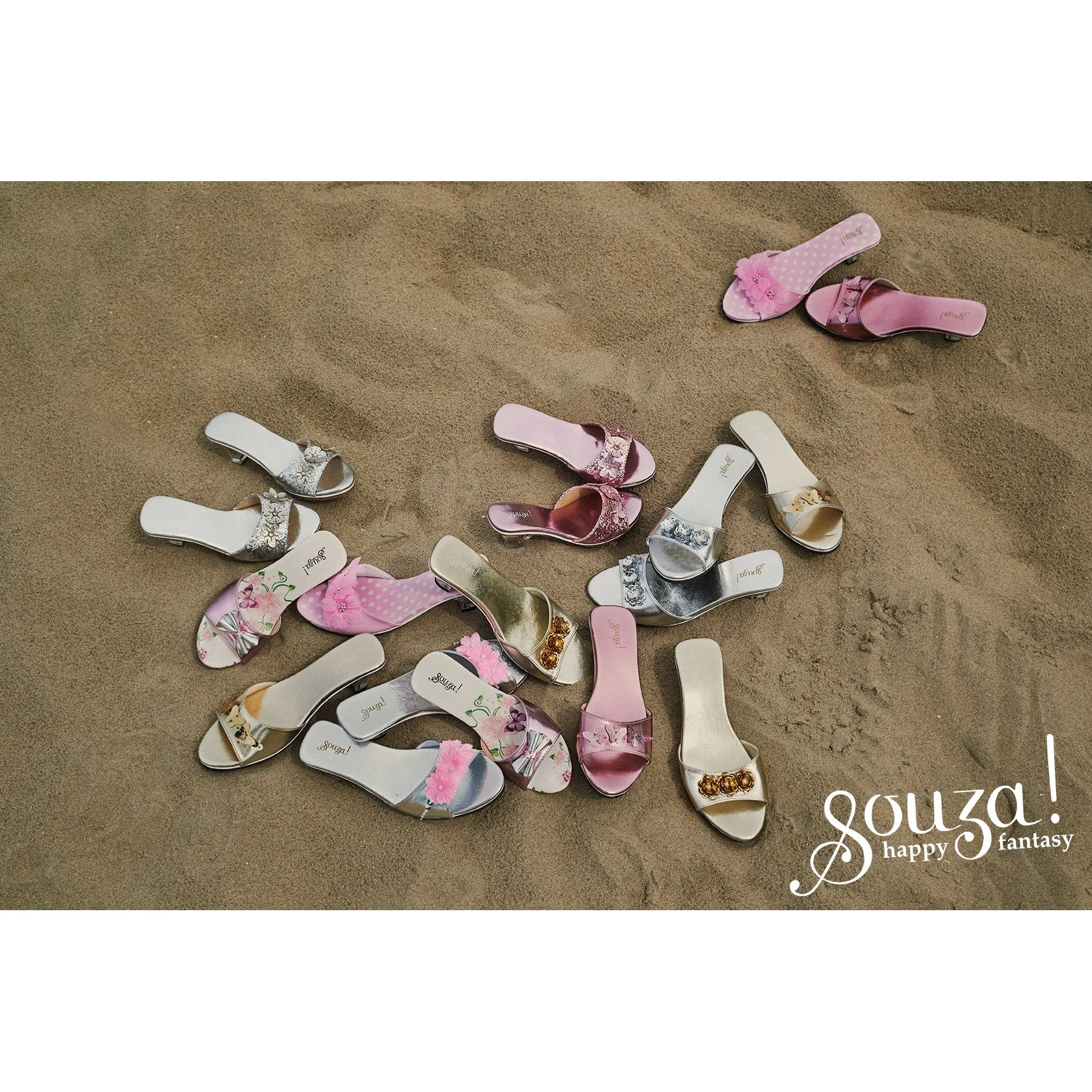 Souza Slipper H.Heel Ice Queen Light Blue