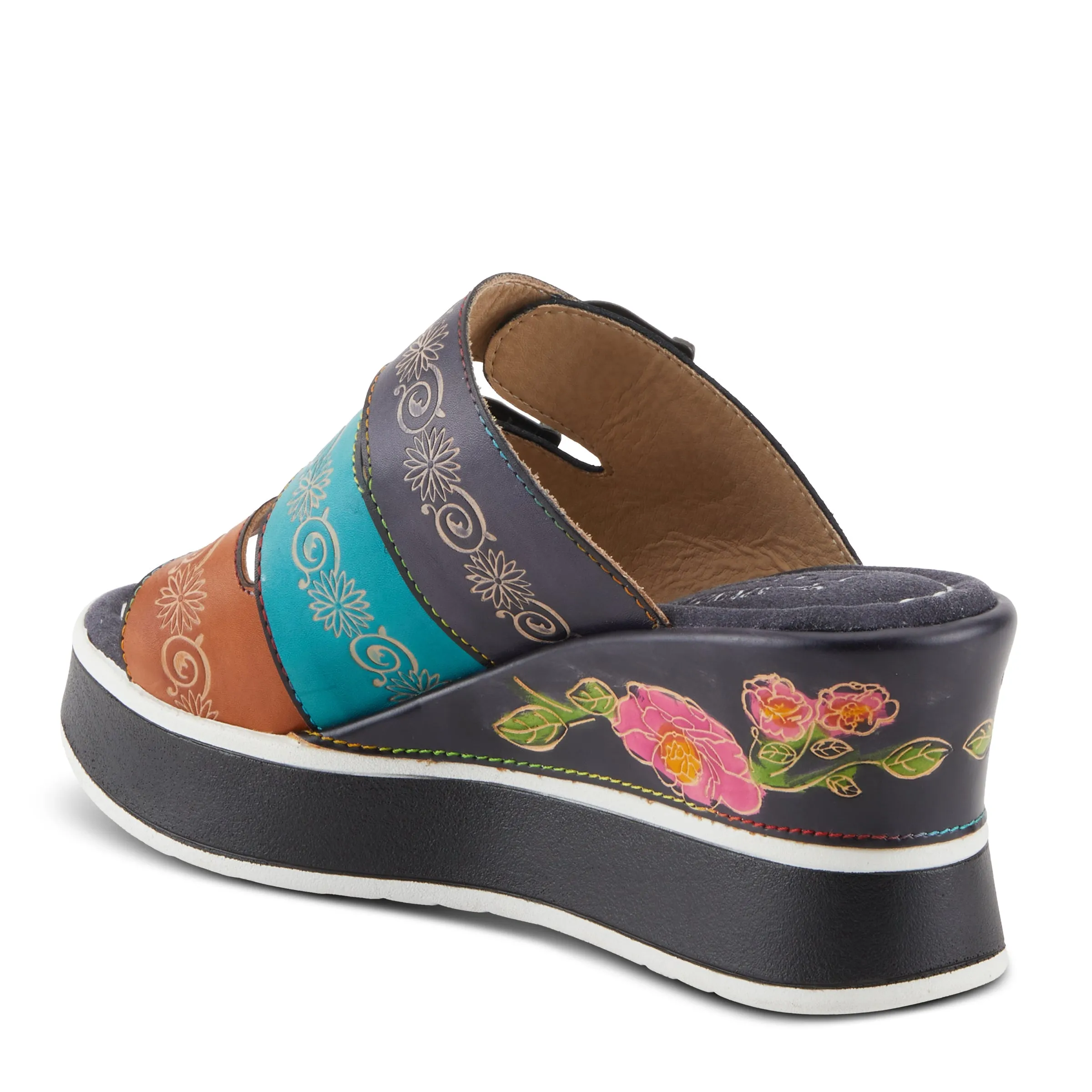 Spring Step Shoes  L'Artiste Caligal Women's Leather Sandals 3" Heel Height
