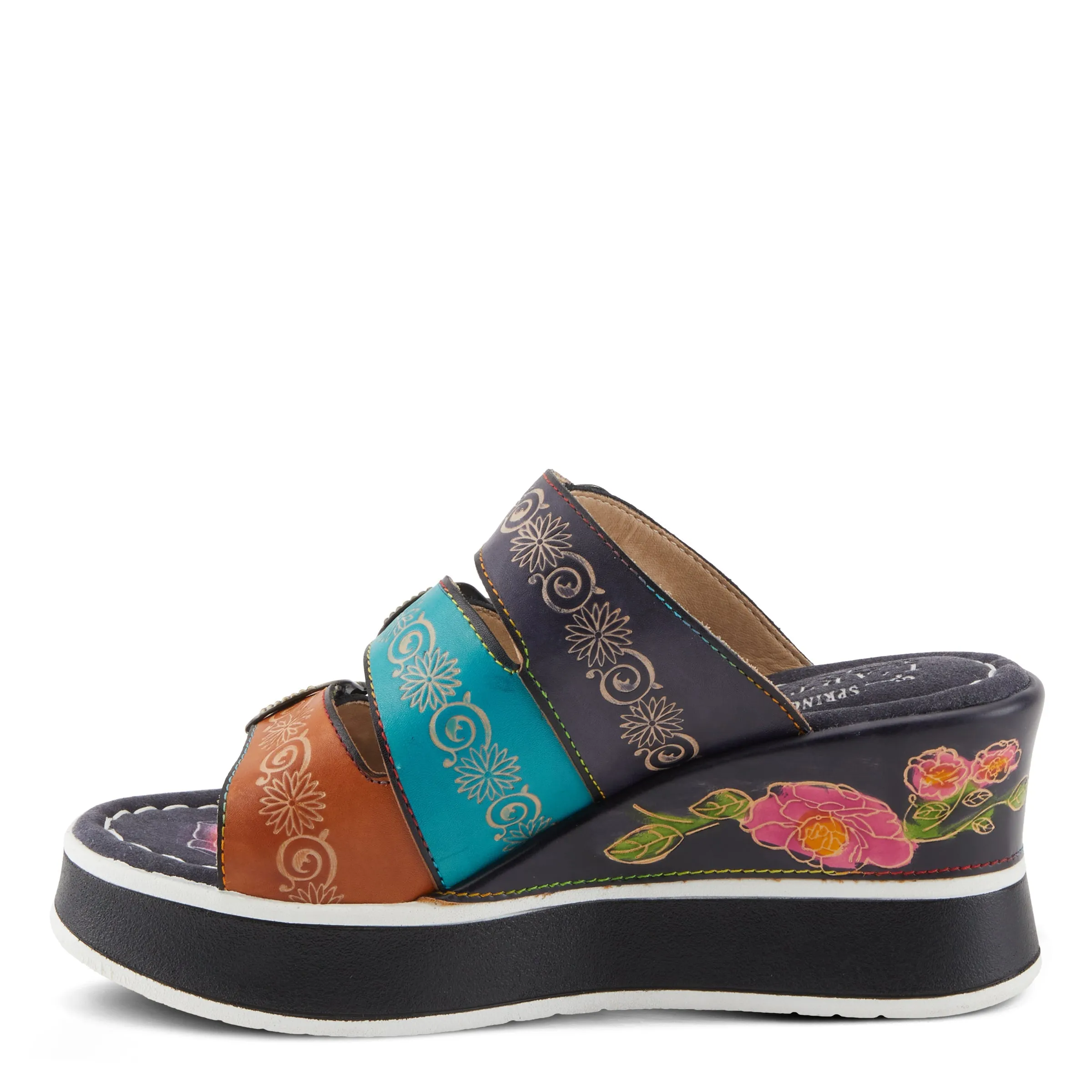 Spring Step Shoes  L'Artiste Caligal Women's Leather Sandals 3" Heel Height