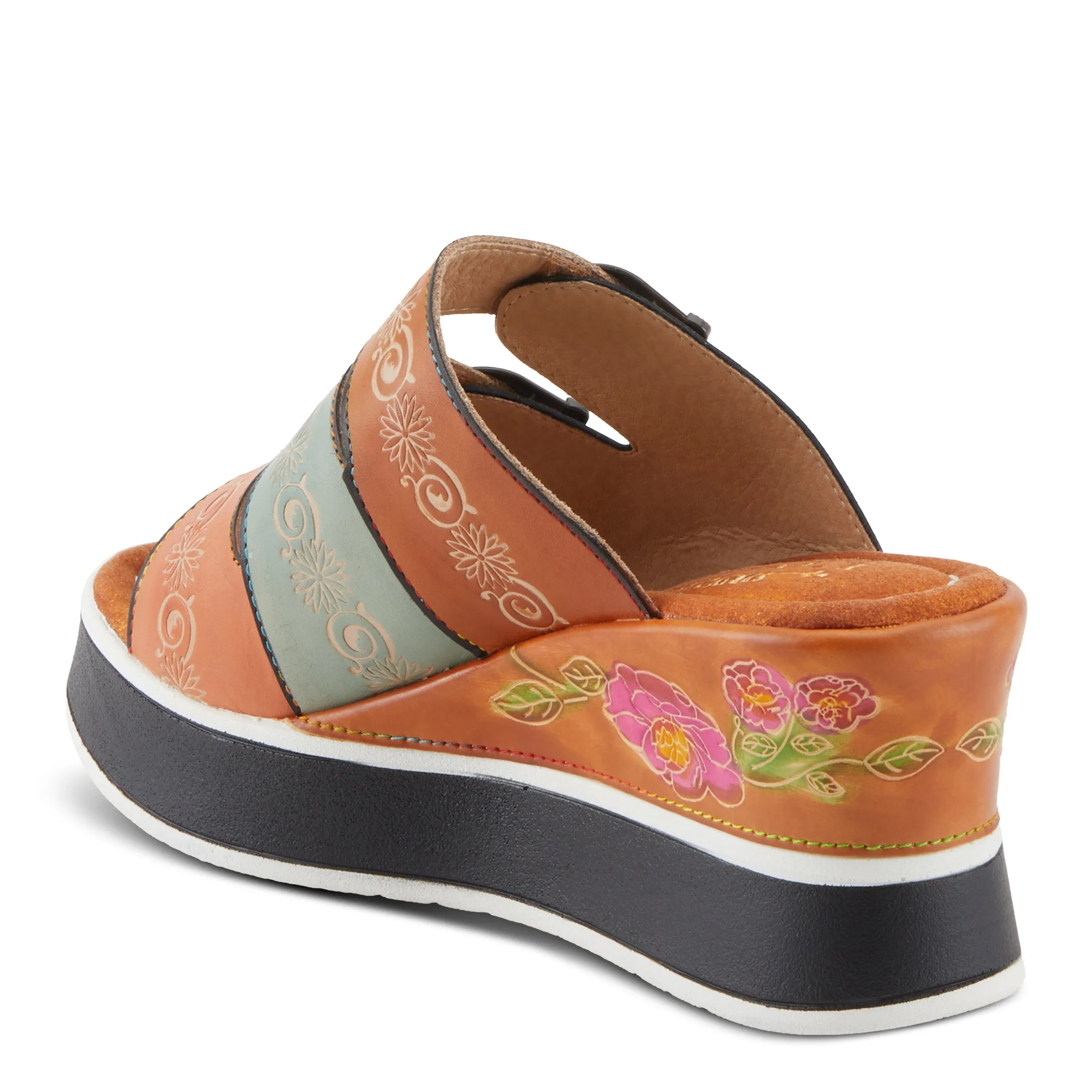 Spring Step Shoes  L'Artiste Caligal Women's Leather Sandals 3" Heel Height