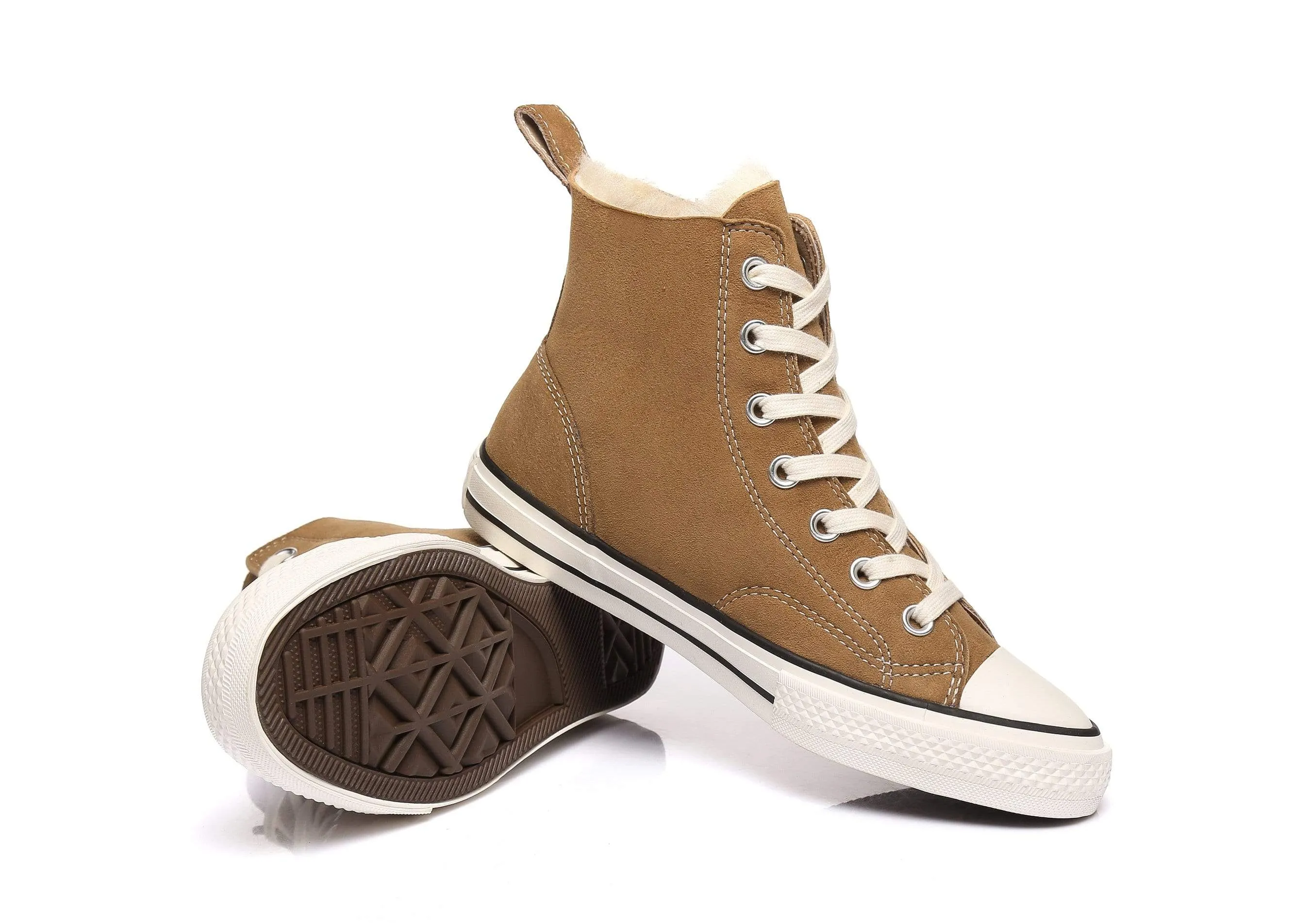 TARRAMARRA® Women Viola High Top Sneakers with Sheepskin Lining