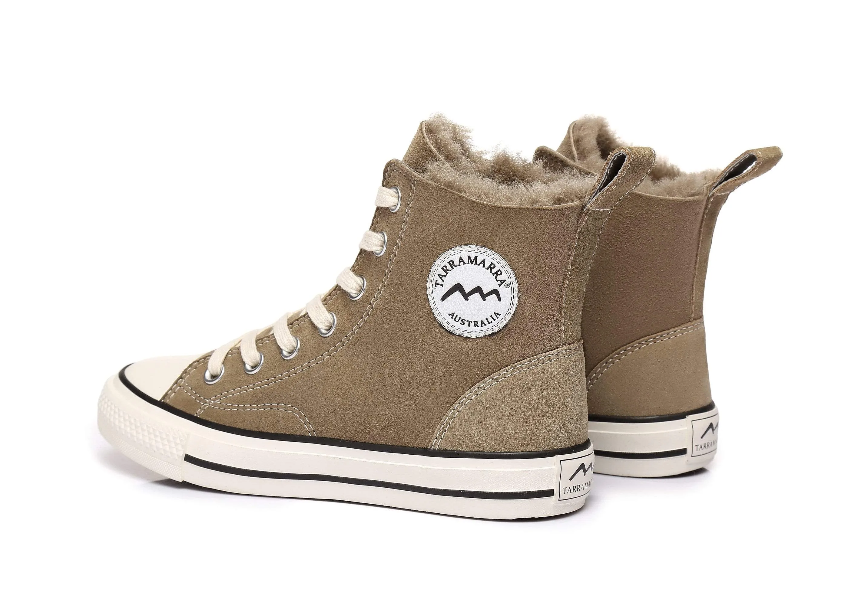 TARRAMARRA® Women Viola High Top Sneakers with Sheepskin Lining