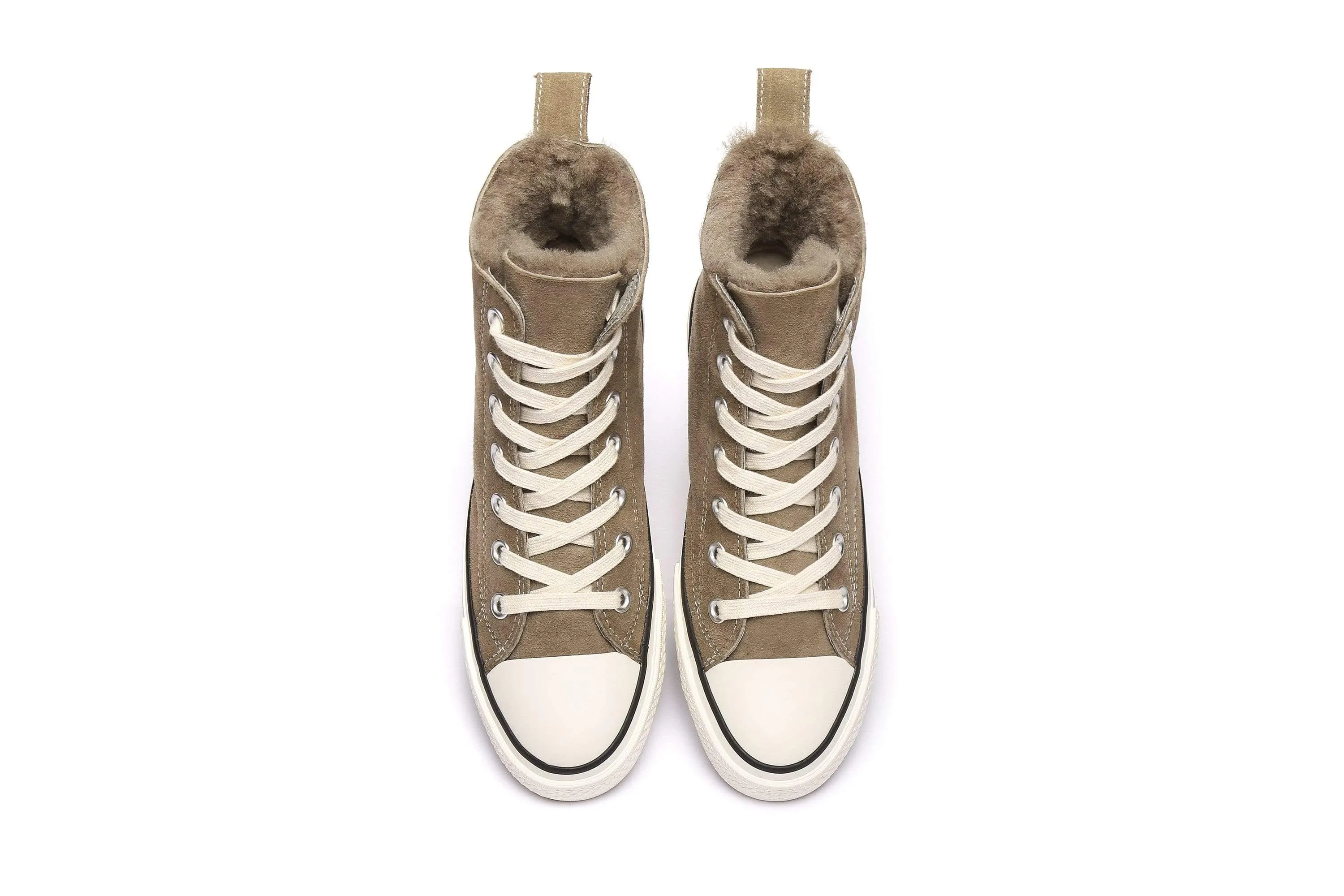 TARRAMARRA® Women Viola High Top Sneakers with Sheepskin Lining