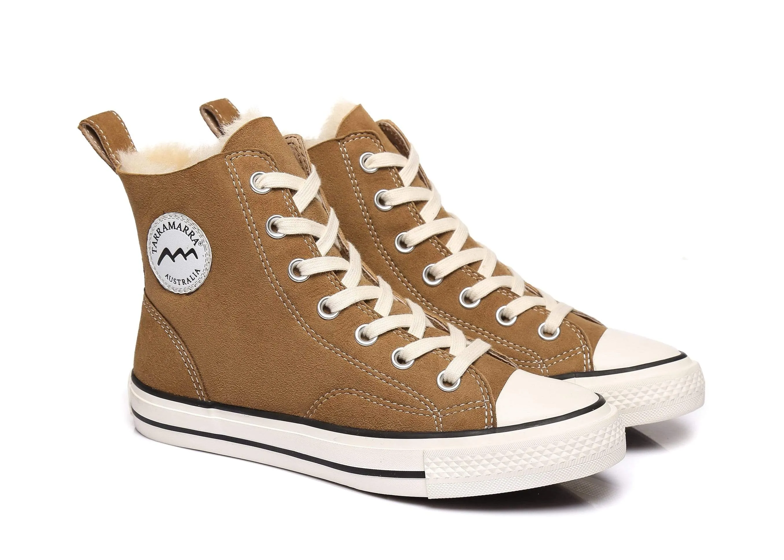 TARRAMARRA® Women Viola High Top Sneakers with Sheepskin Lining