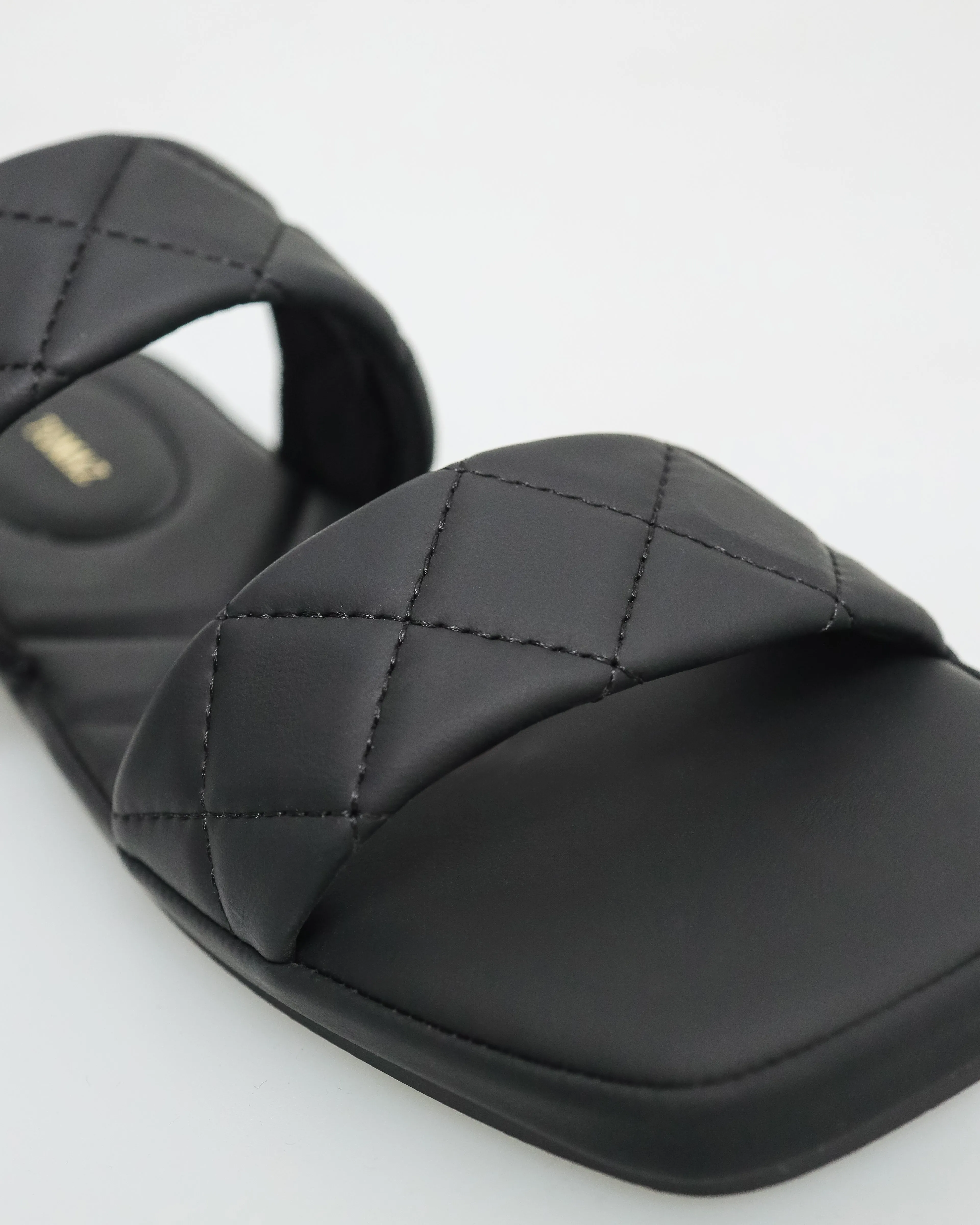 Tomaz NN217 Ladies Double Strap Sandals (Black)