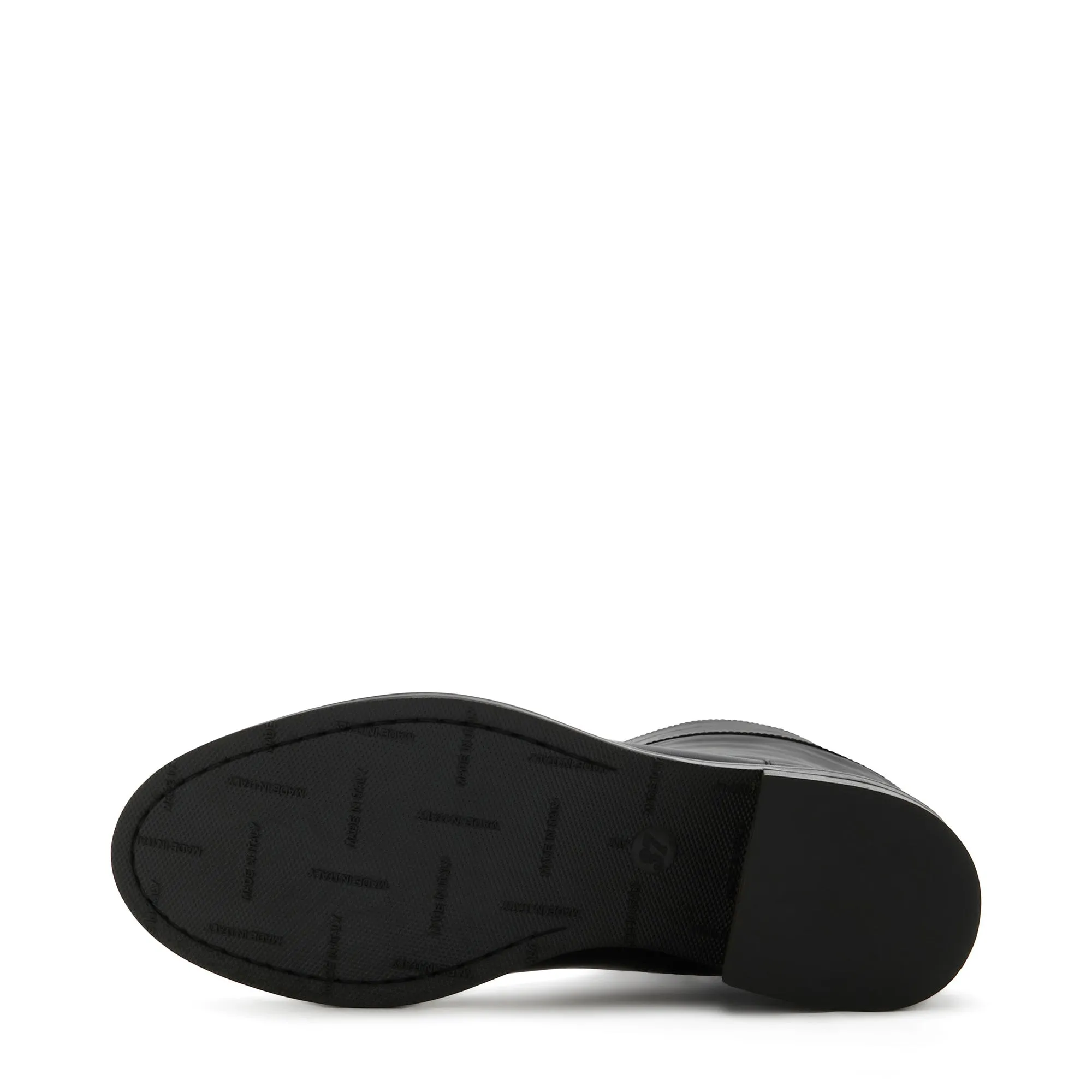 Vendôme Iris black with brown calfskin leather boots