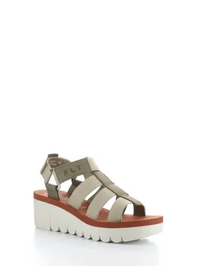 YOJI198FLY 002 MILITARY/BGE Velcro Sandals